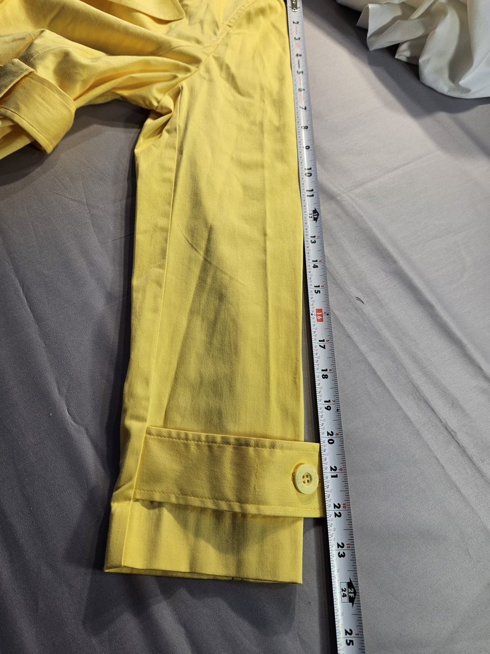 A/LINE Sky Bright Yellow for W Belted Trench Coat Sz M perfect For Any Occasions - Picture 10 of 14
